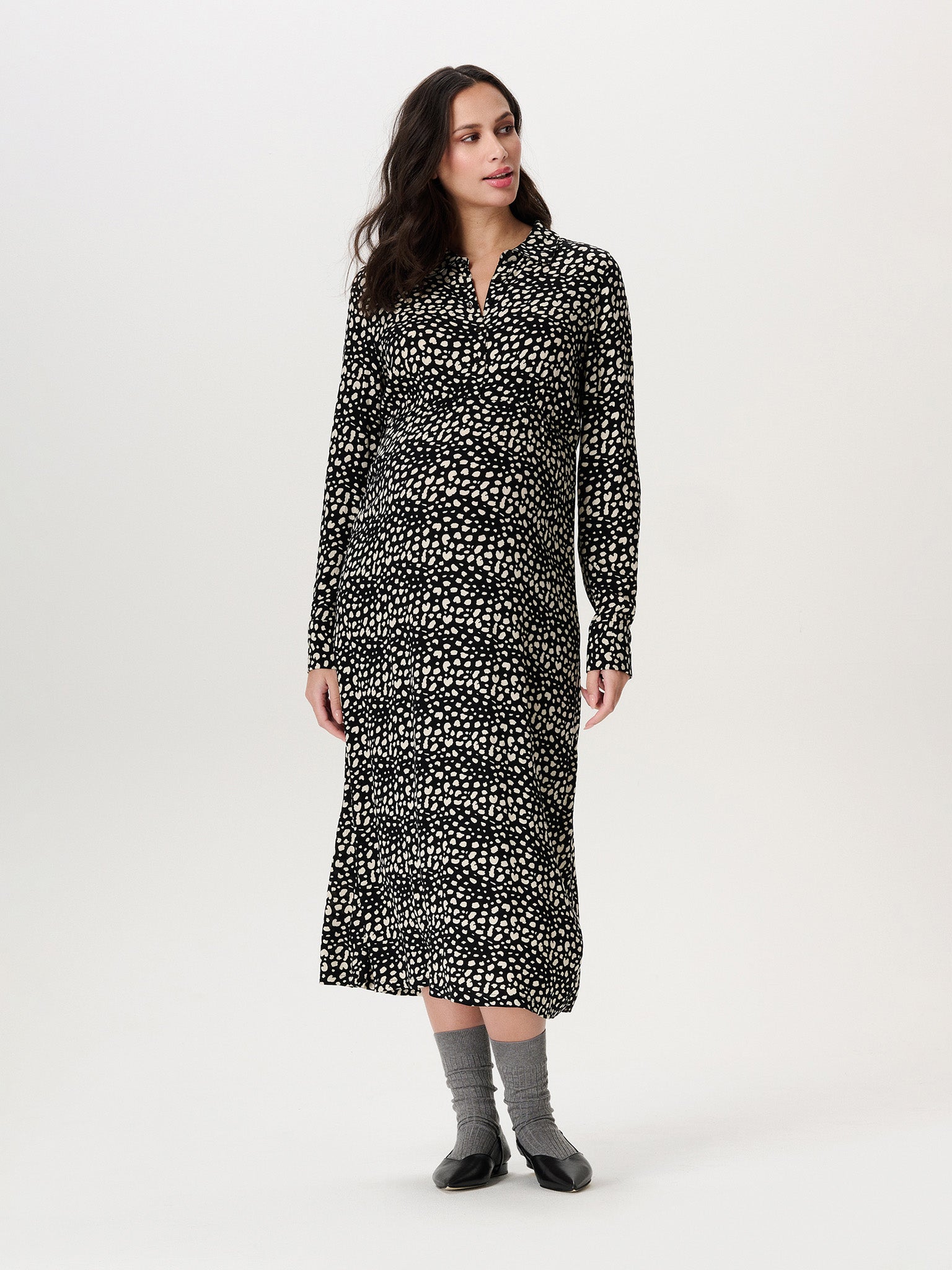 Viskosekleid für Schwangeschaft und Stillzeit