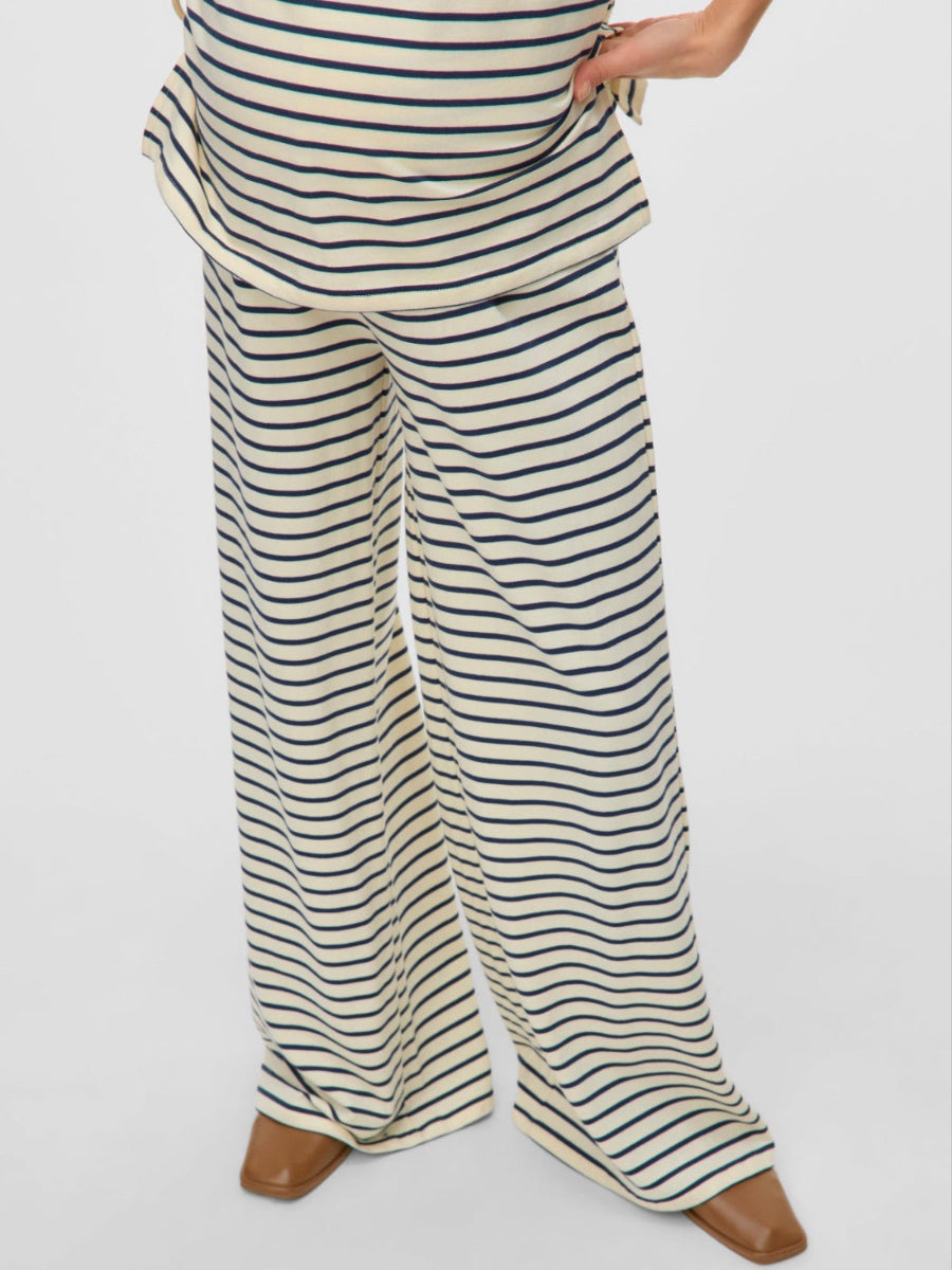 Jersey-Umstandshose mit weitem Bein von Mamalicious bei Mutterkleid online mieten oder kaufen