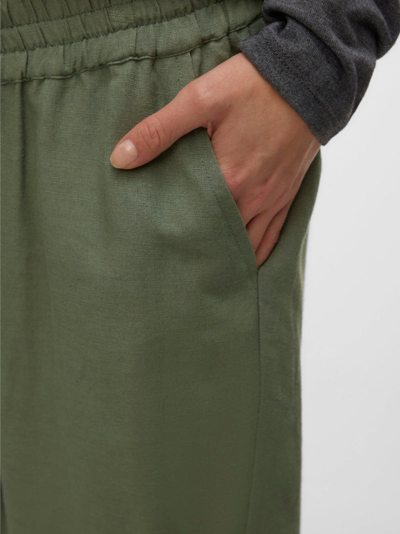 Detailansicht Umstands-Leinenhose online mieten oder kaufen bei Mutterkleid