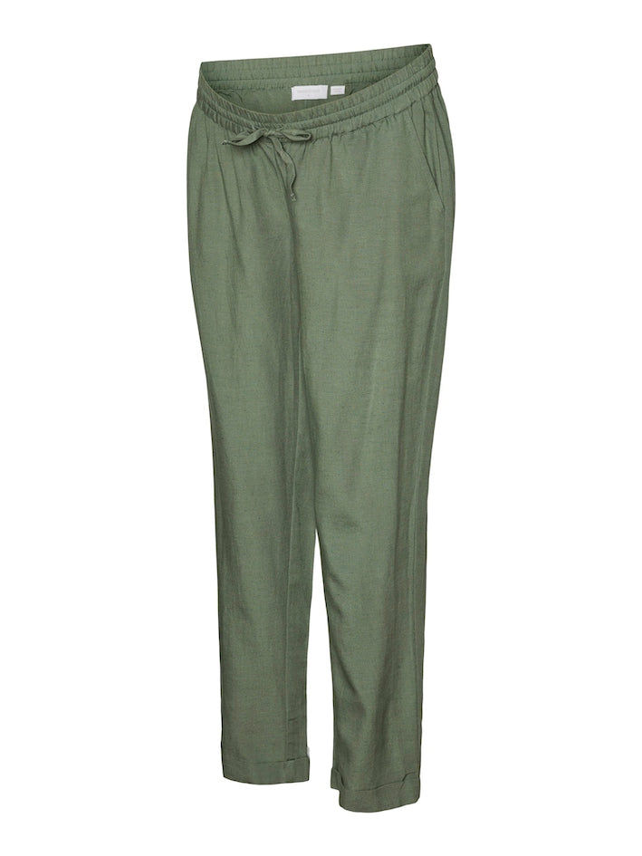 Freisteller Mamalicious Leinenhose mit Unterbauchband mieten oder kaufen bei Mutterkleid