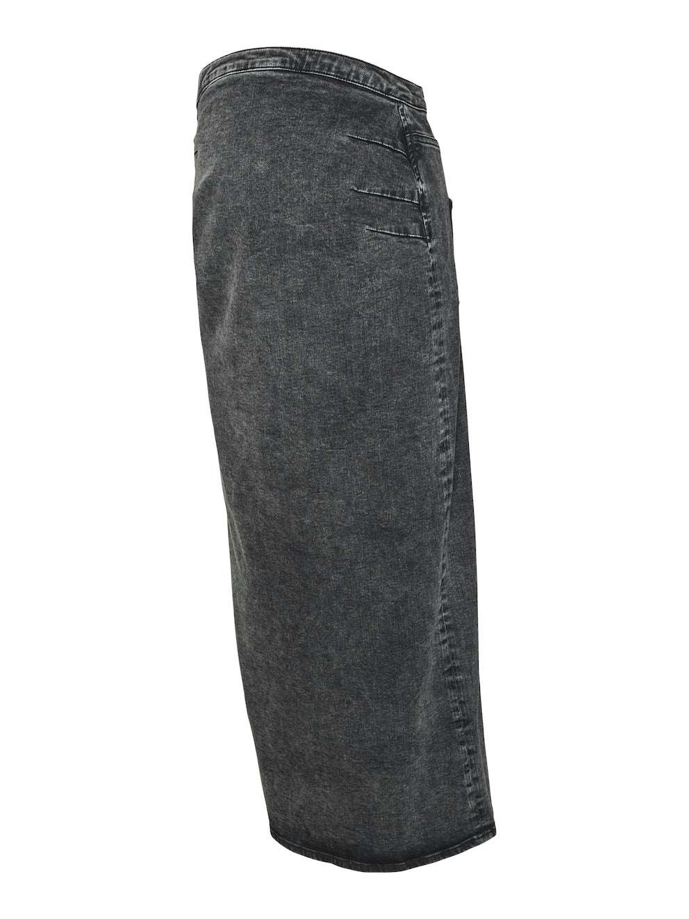 Umstandsjeanrock in Maxilänge von Mamalicious wird alleinstheend ohne Model präsentiert. Mode mieten für die Schwangerschaft bei Mutterkleid.