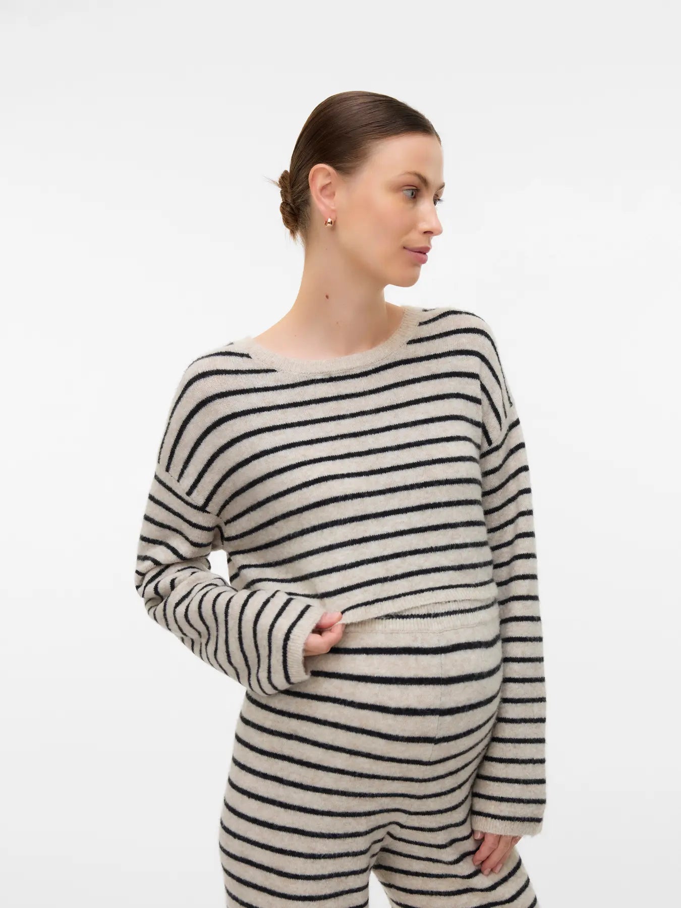 Cropped Strickpullover