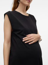 Lade das Bild in den Galerie-Viewer, Vero Moda Maternity Umstandskleid mieten und kaufen bei Mutterkleid schwarz
