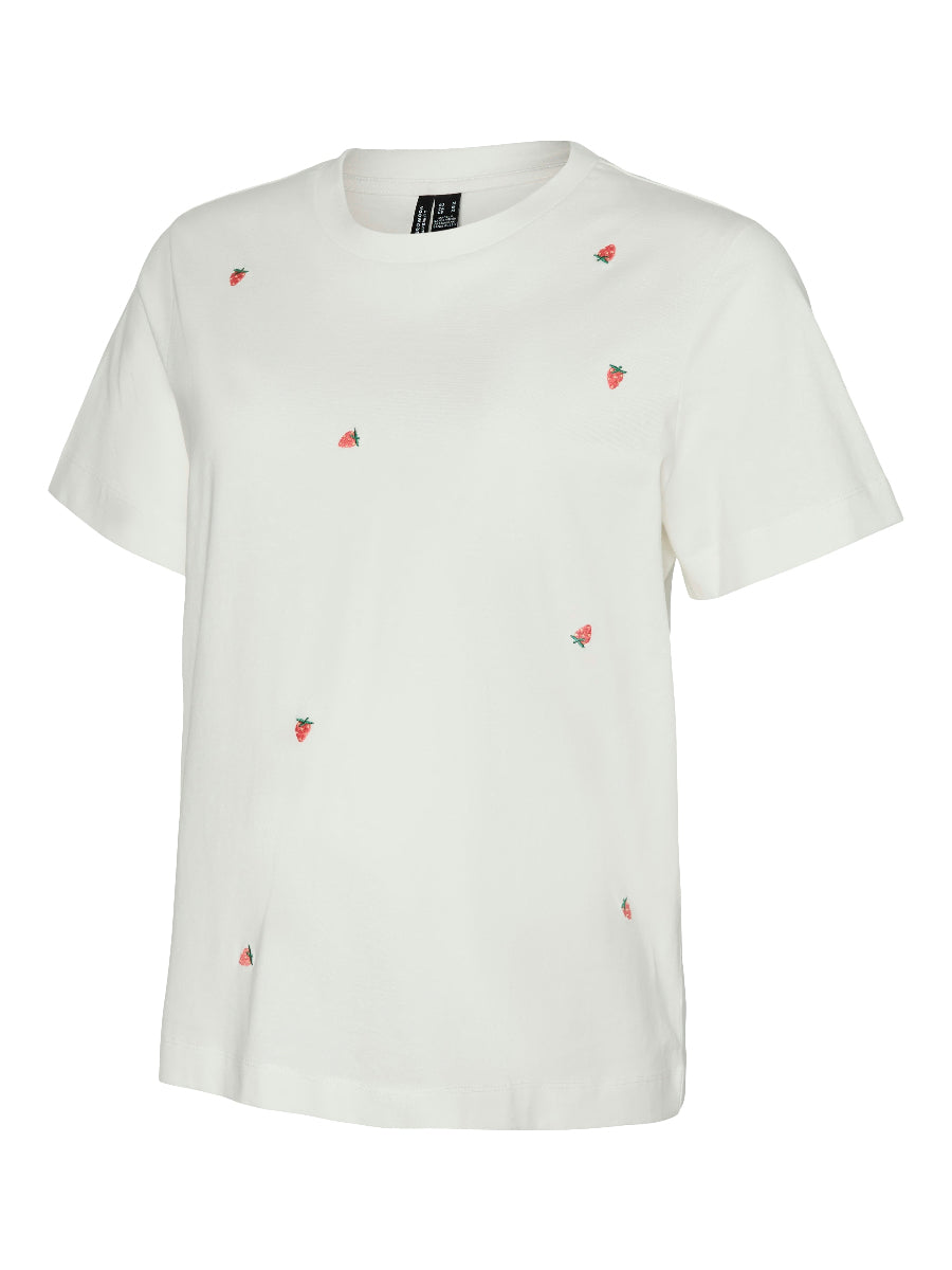 Umstandsshirt mit Stickerei
