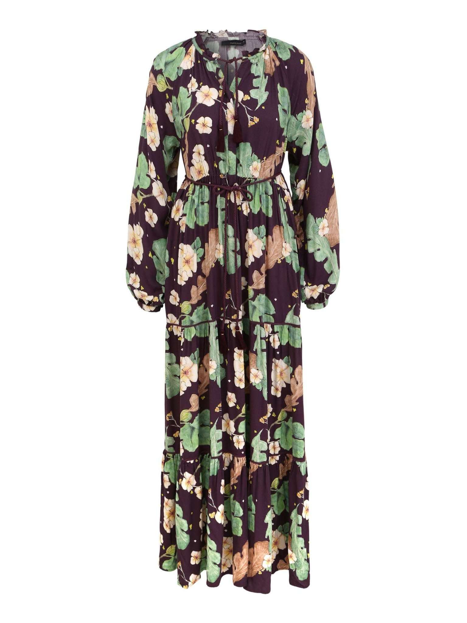 Mutterkleid Maxikleid von Mara Mea vor und nach der Geburt floraler Print mit Stillfunktion für festliche Anlässe