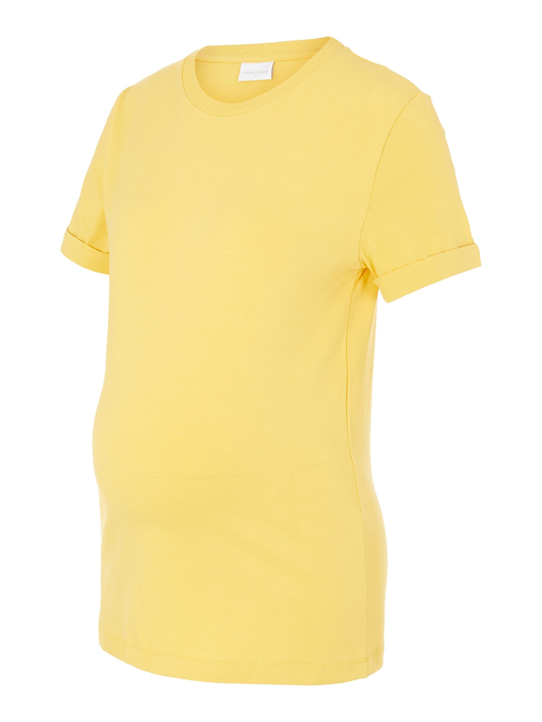 Mamalicious T-Shirt für die Schwangerschaft in gelb bei Mutterkleid ganz einfach online bestellen