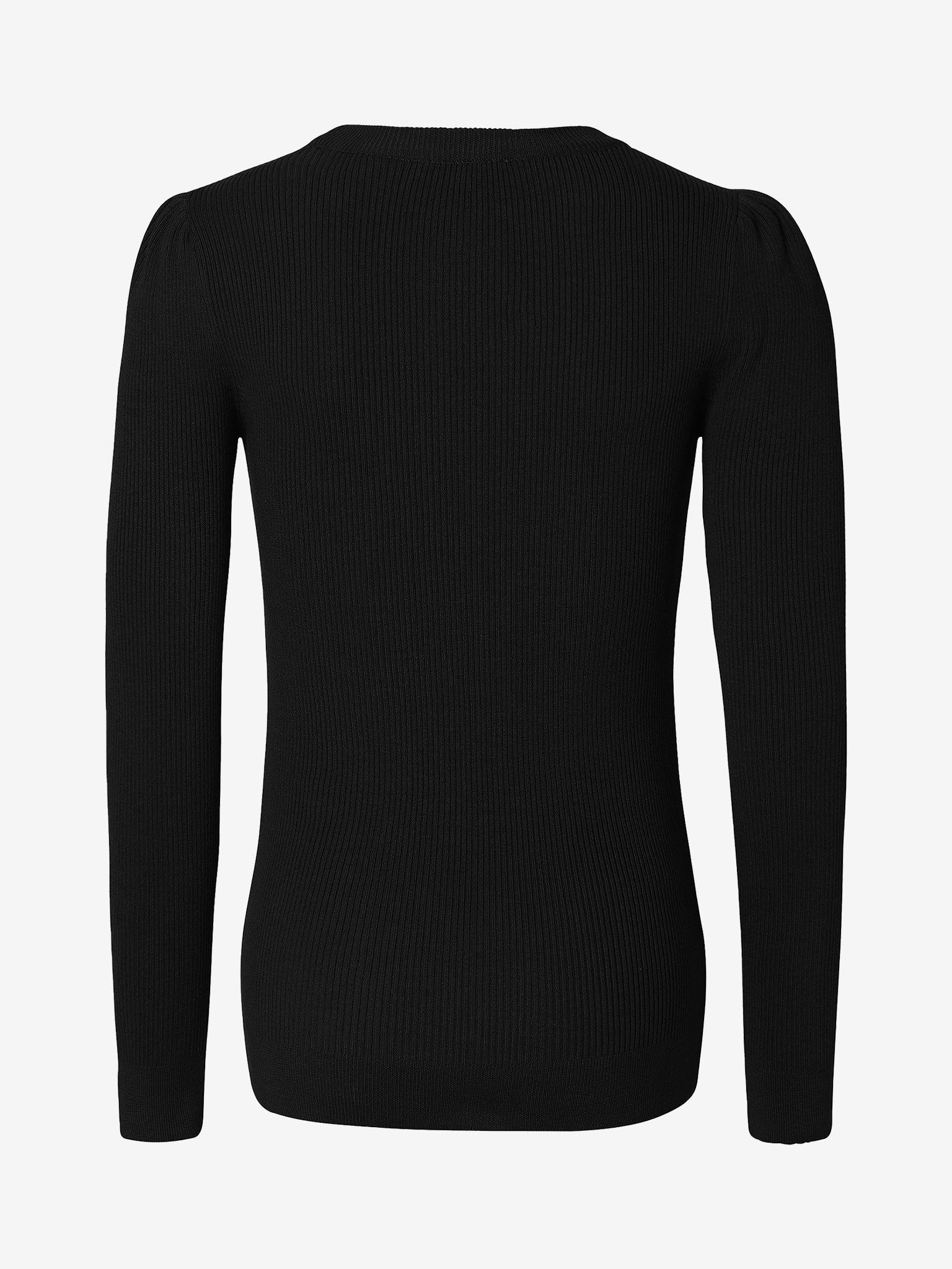 Strick Umstandspullover mit Bio-Baumwolle, schwarz