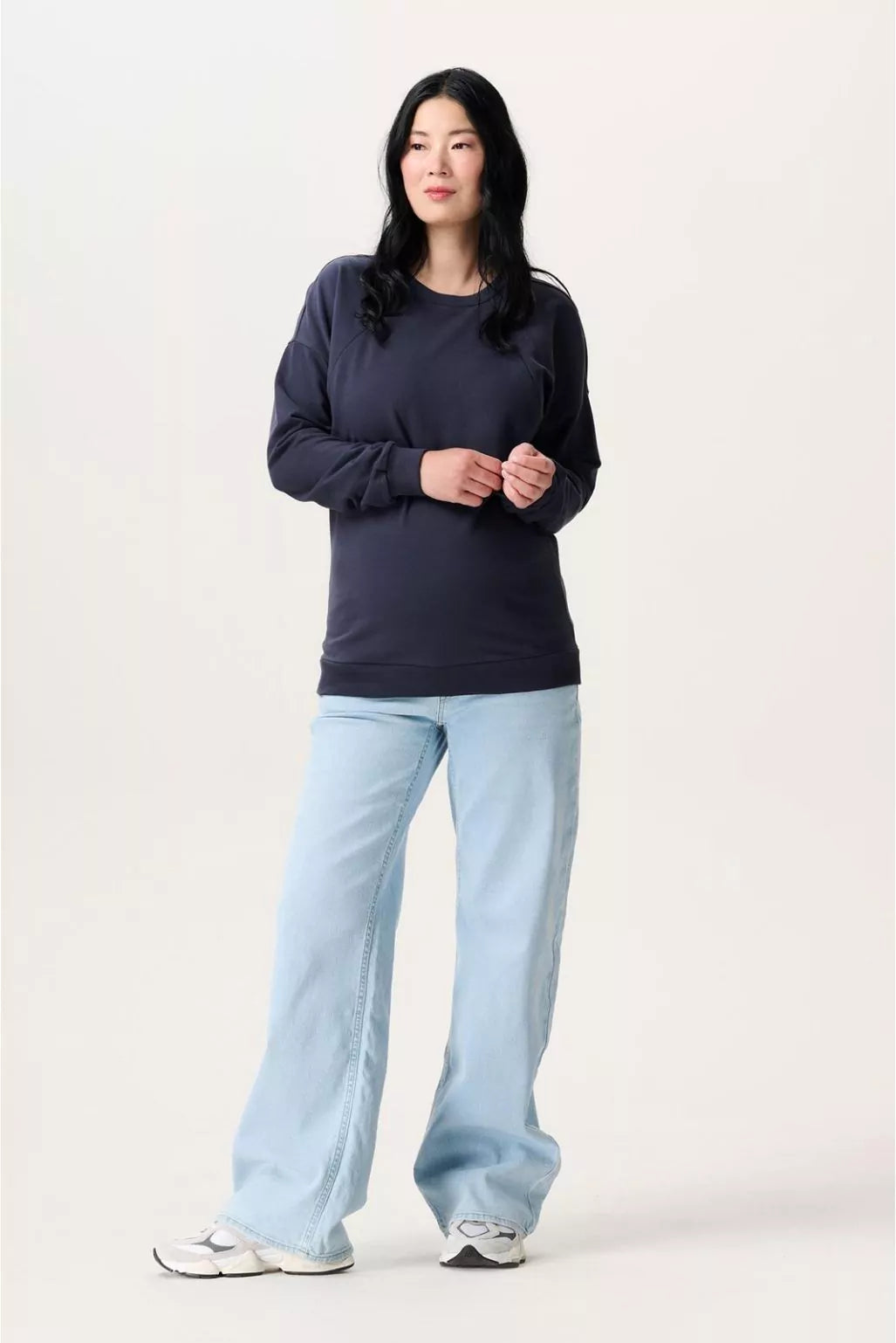 Wide Leg Jeans mit Bauchband