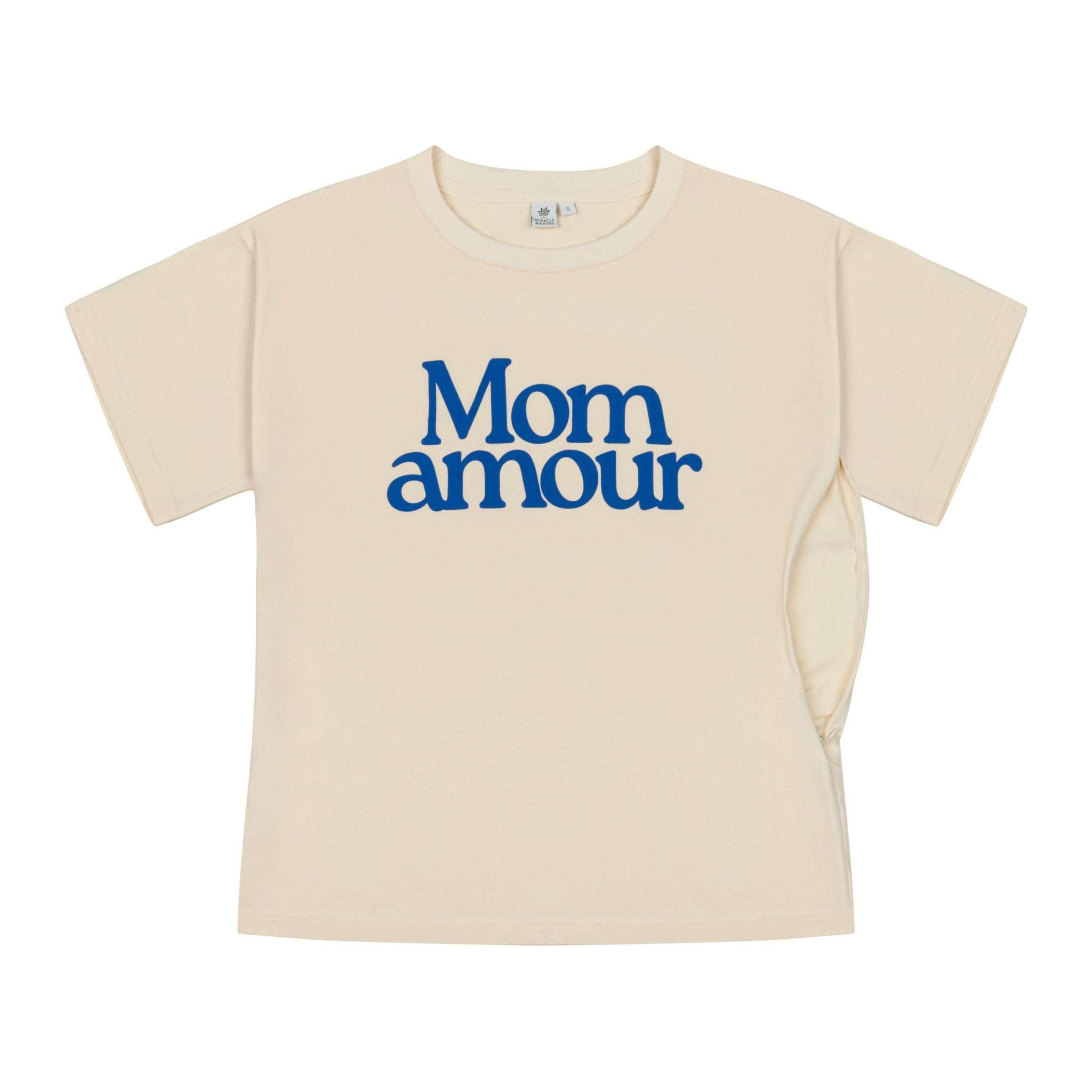 Umstands-T-Shirt zum Stillen Mom Amour