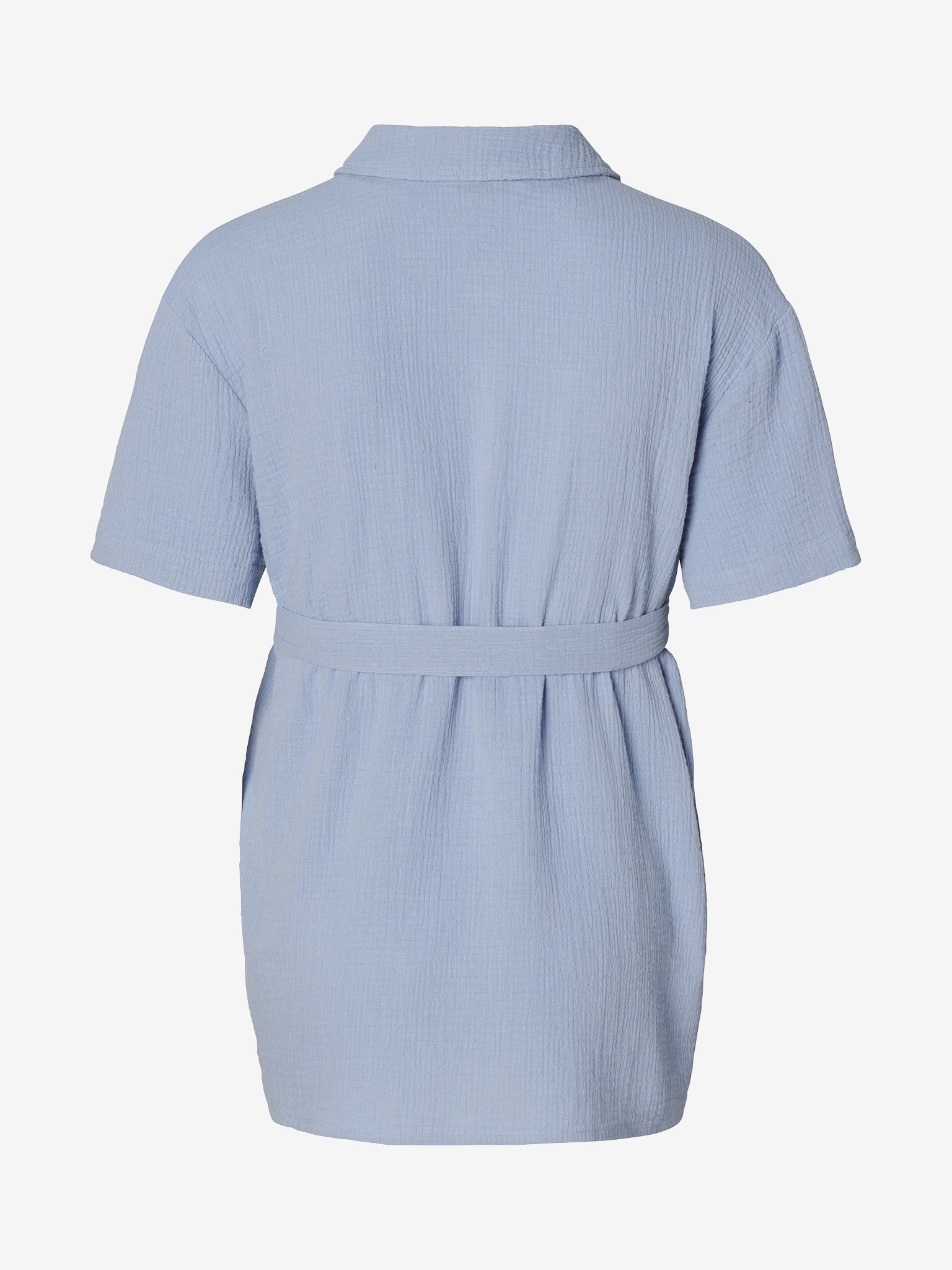 Musselinbluse mit abnehmbarem Gürtel
