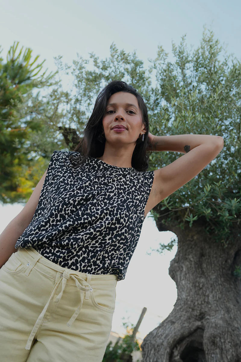 Stilltop im Leoprint