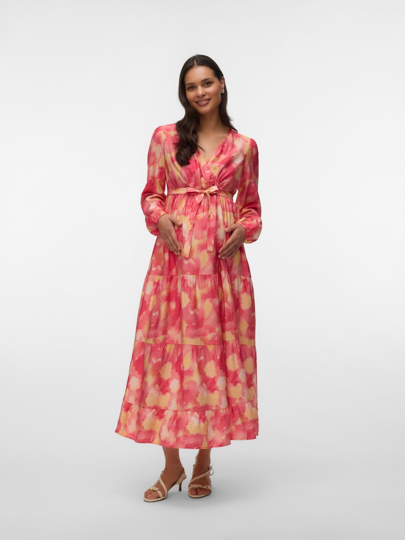 Midi Kleid für Babybauch & Stillzeit