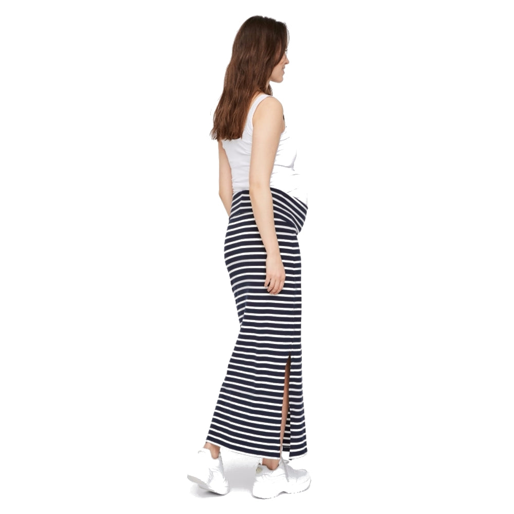 Maxi Umstandsrock mit Bio-Baumwolle, navy