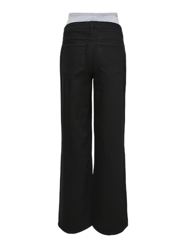 Wide-Leg Jeans mit Bauchband