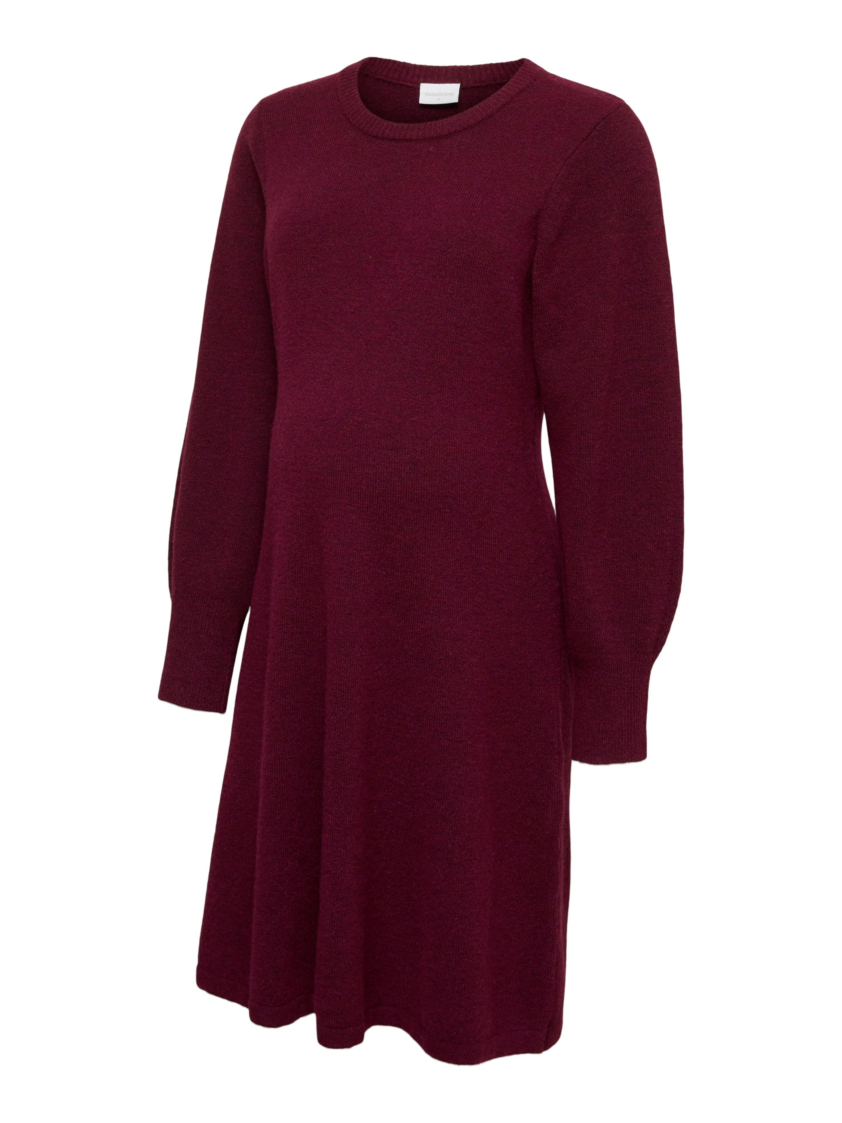 Strickkleid mit Ballonärmeln