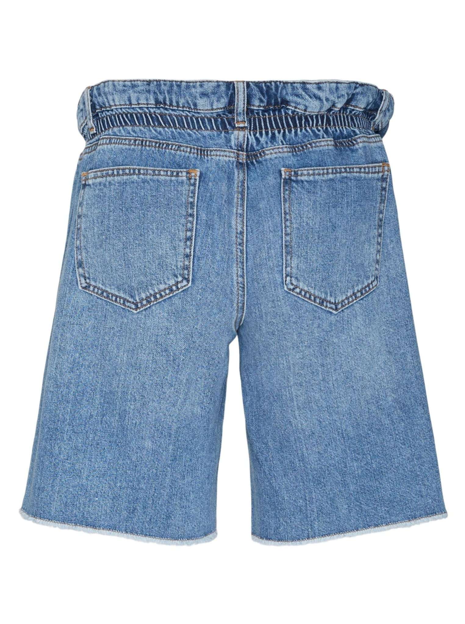 Mamalicious Umstandsshorts leihen und kaufen bei Mutterkleid blauer Denim 100% Baumwolle 5-Pocket