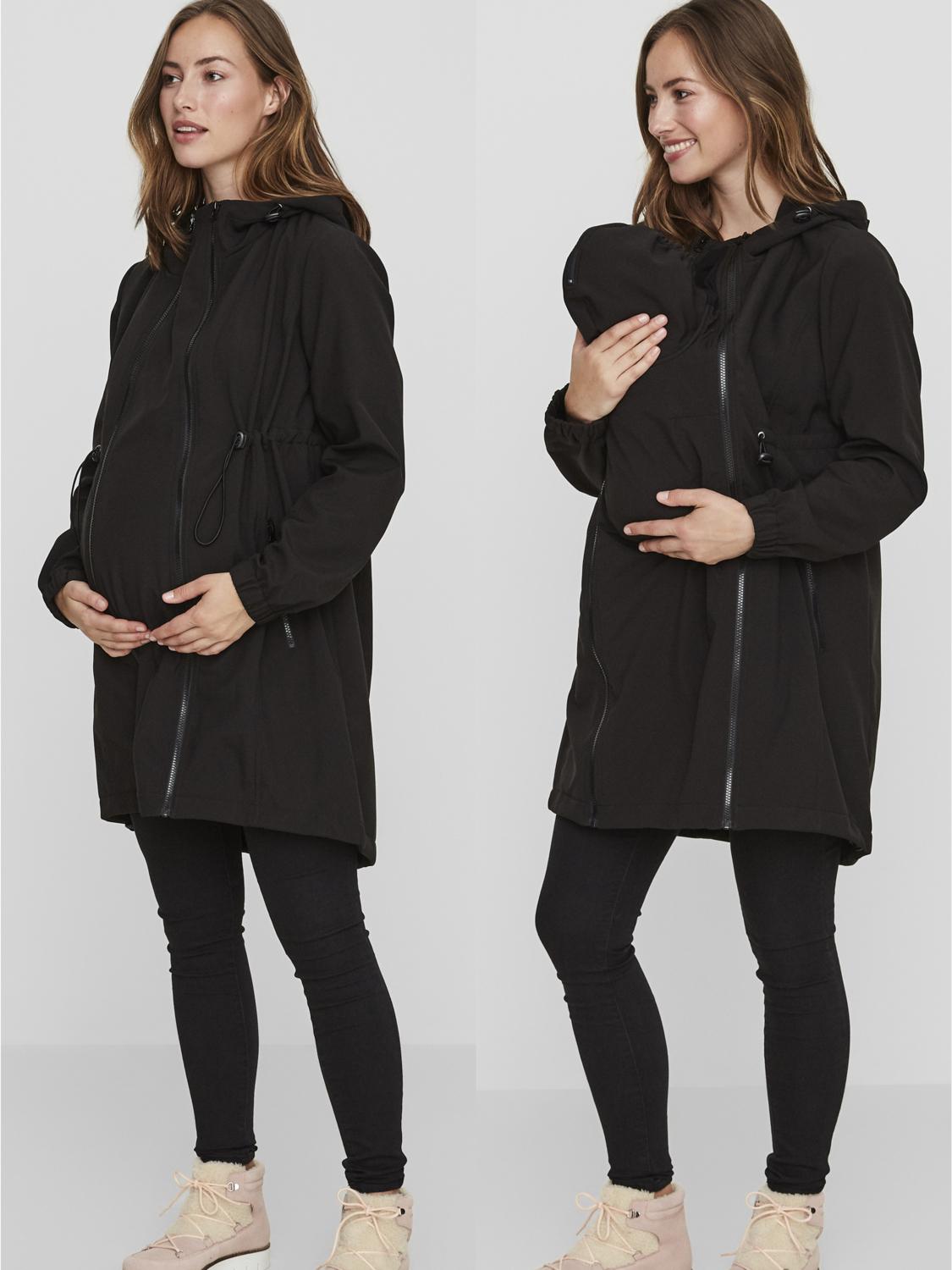 Mamalicious 3-in-1 Softshelljacke für die Schwangerschaft mieten oder kaufen bei Mutterkleid. Mit Trageeinsatz.