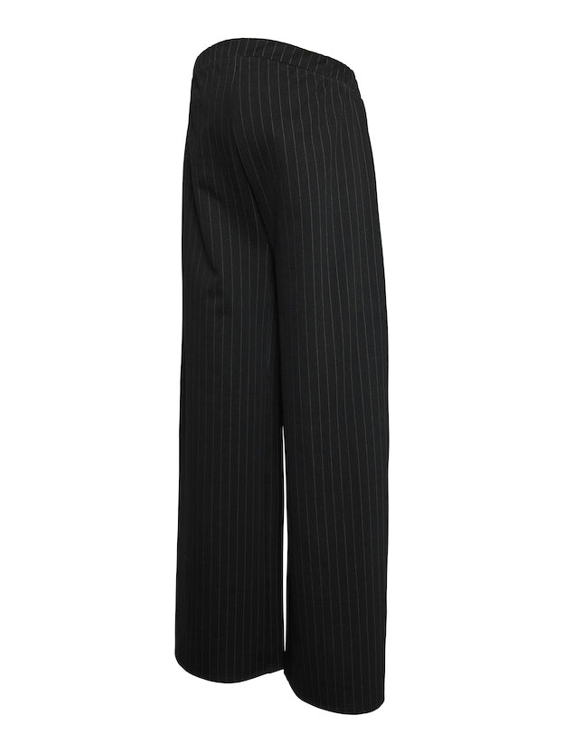 Wide-Leg Hose mit Nadelstreifen