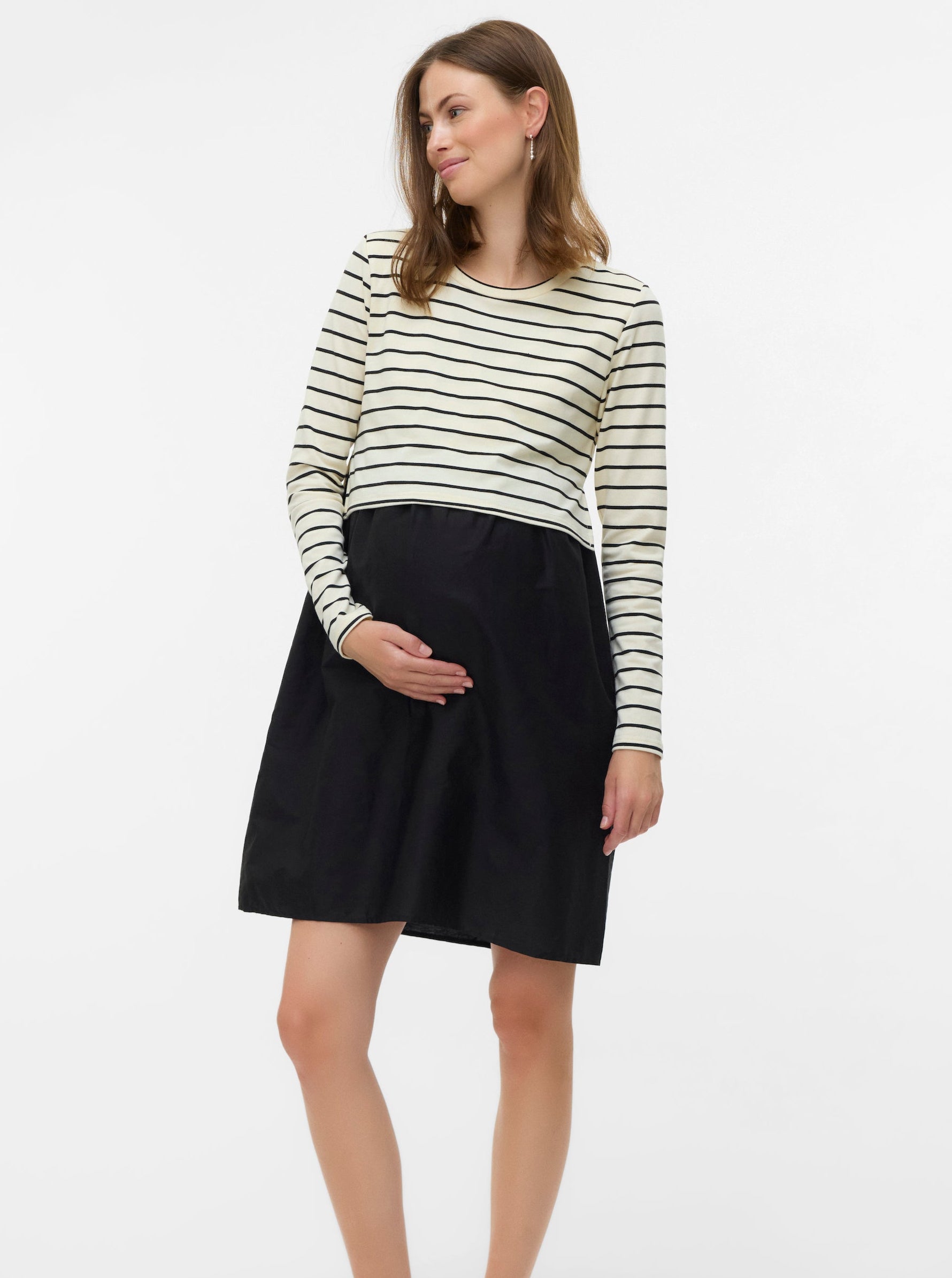 2-in-1 Umstandskleid im Lagenlook