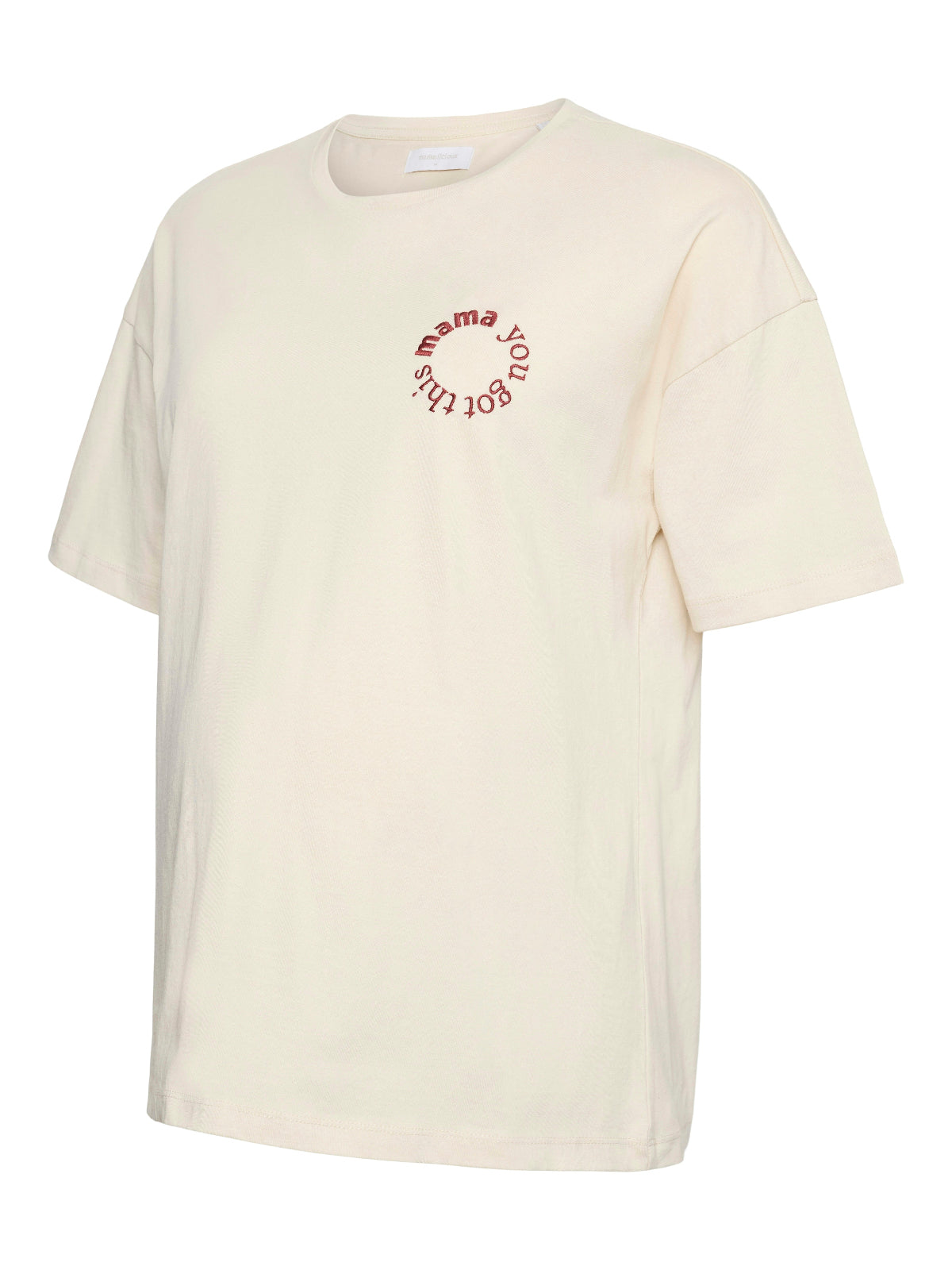 Freisteller von Mamalicious Umstandsshirt mit Stickerei auf der Brust 