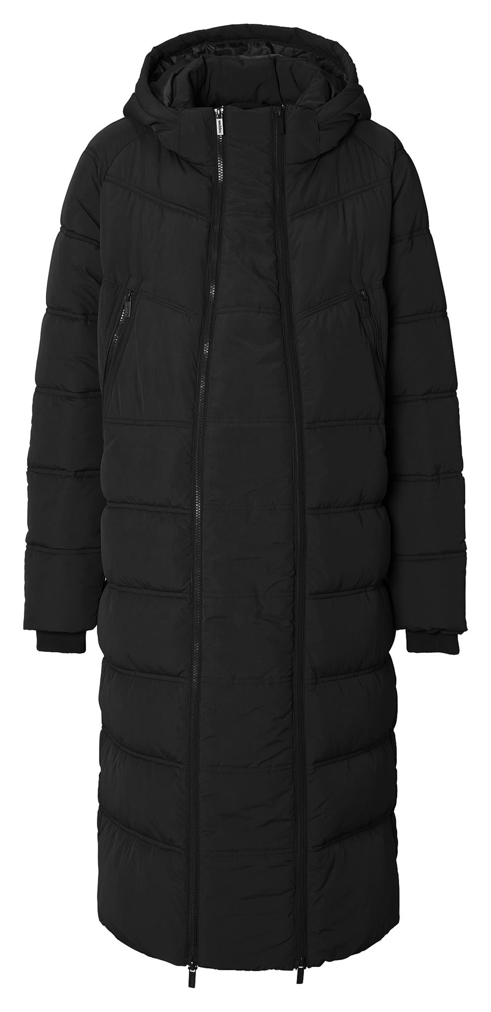 Noppies 3in1 Wintermantel mit Einsatz für die Schwangerschaft freigestellt ohne Model zu sehen. Jetzt online bei Mutterkleid kaufen oder mieten.