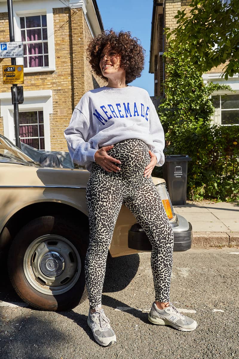 Umstandsleggings Leoprint