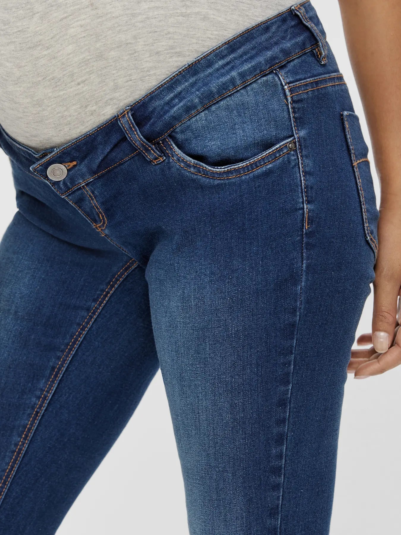 Slim-Jeans für die Schwangerschaft, blau