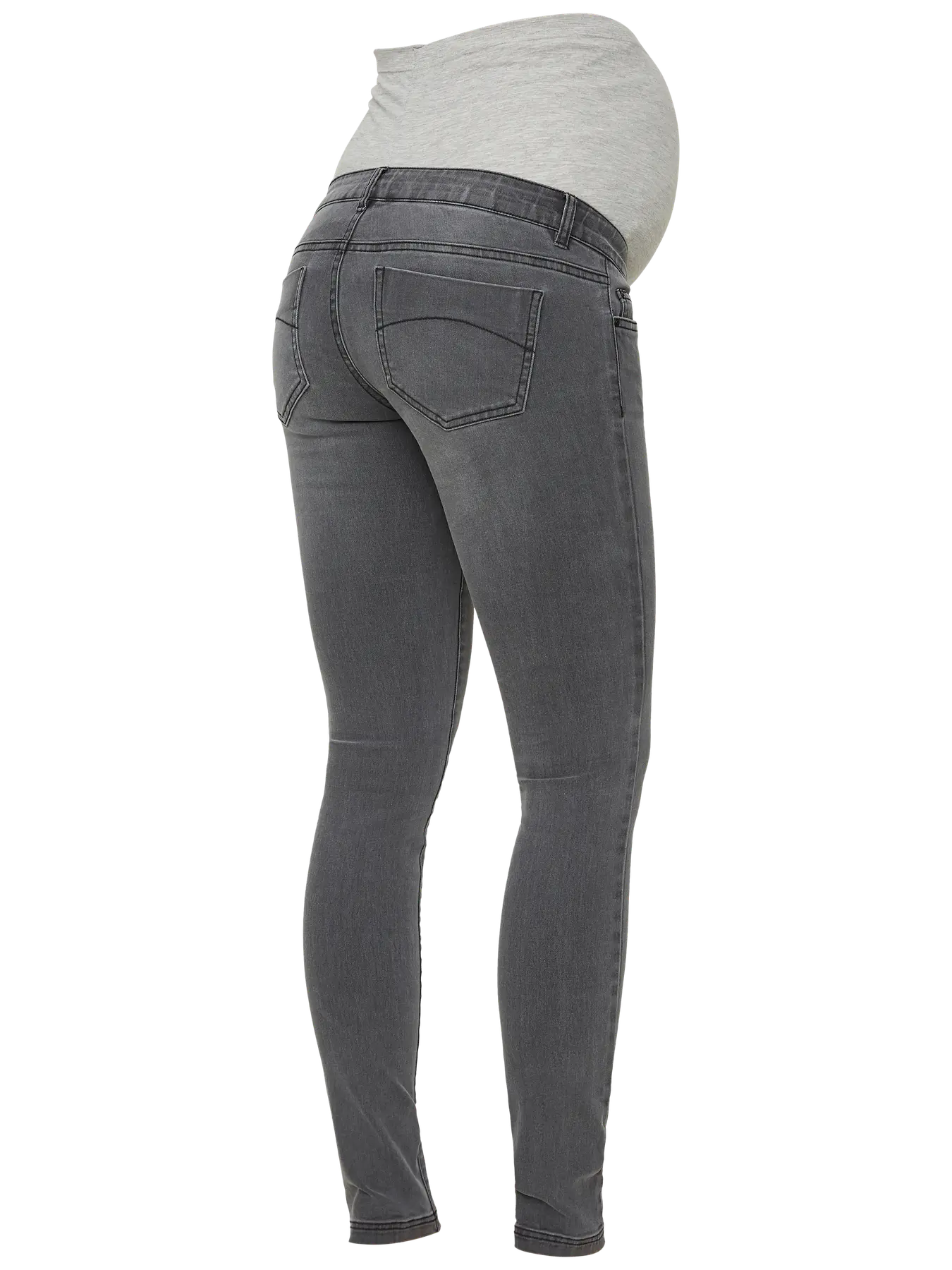 Slim-Jeans für die Schwangerschaft, grau