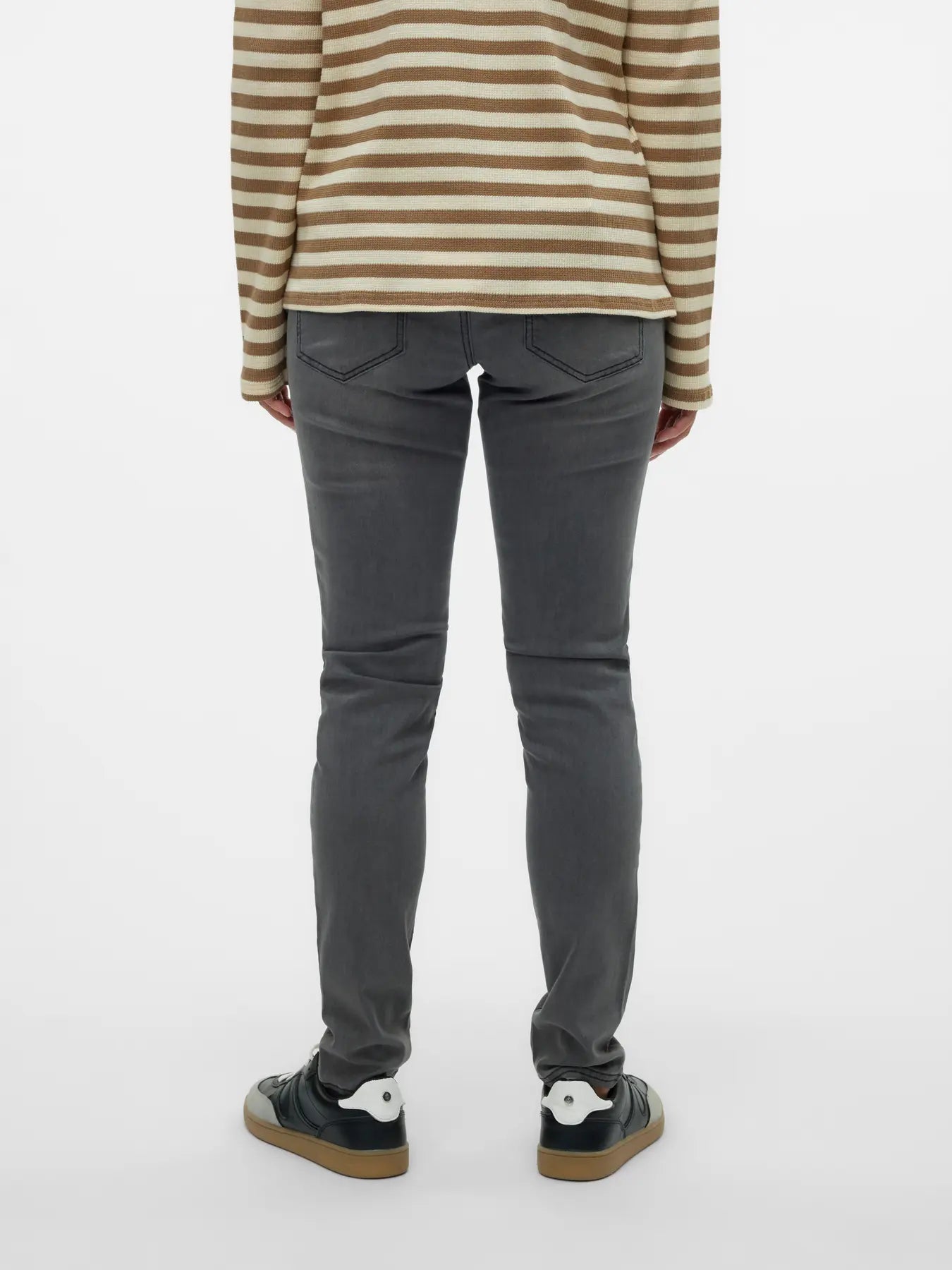 Slim-Jeans für die Schwangerschaft, grau