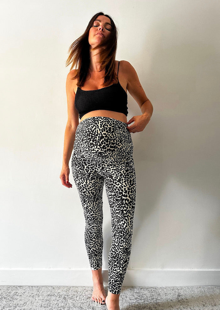 Umstandsleggings Leoprint