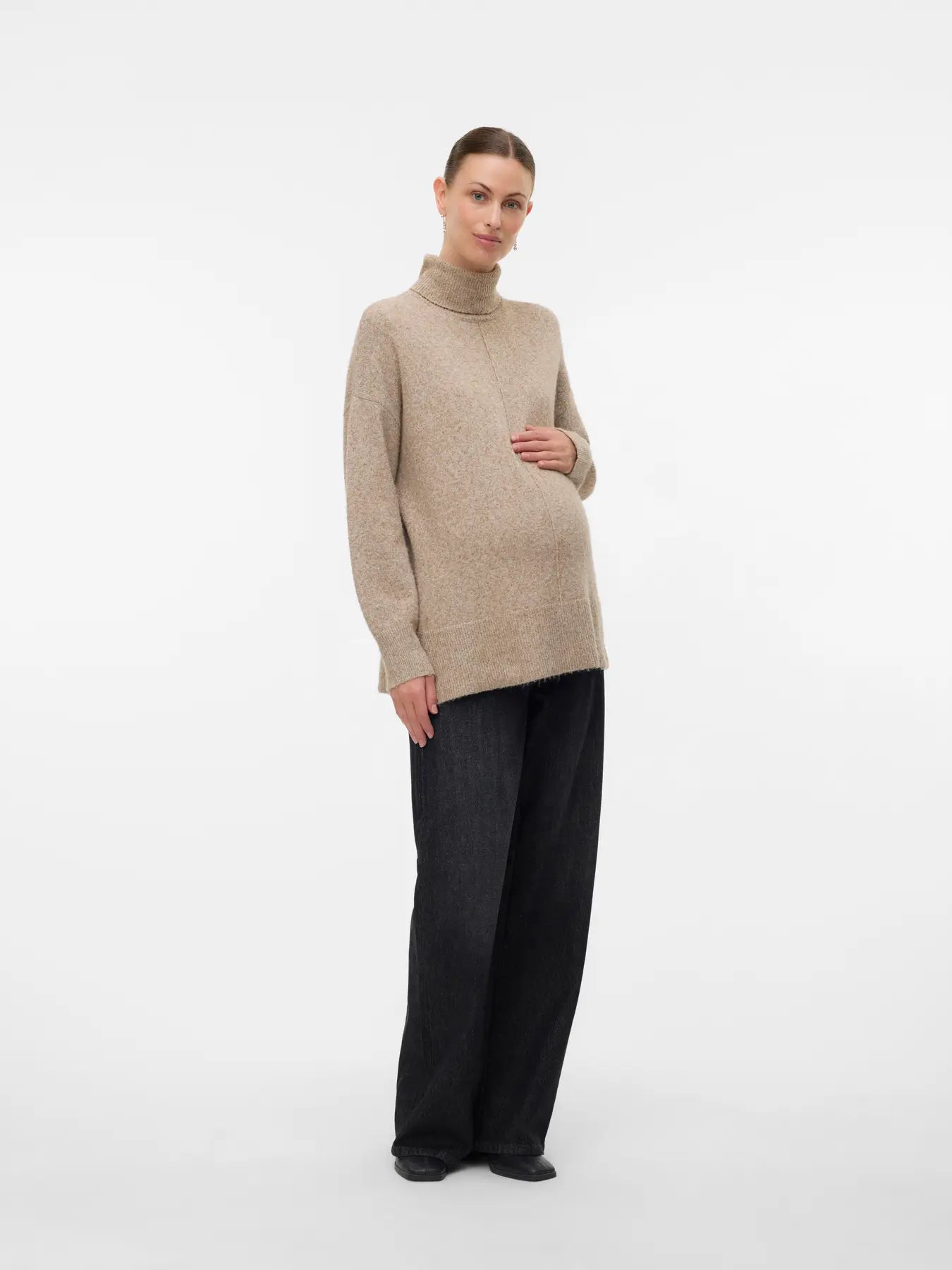 Rollkragenpullover für die Schwangerschaft