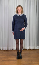 Lade das Bild in den Galerie-Viewer, Mutterkleid Jacquard Umstandskleid 
