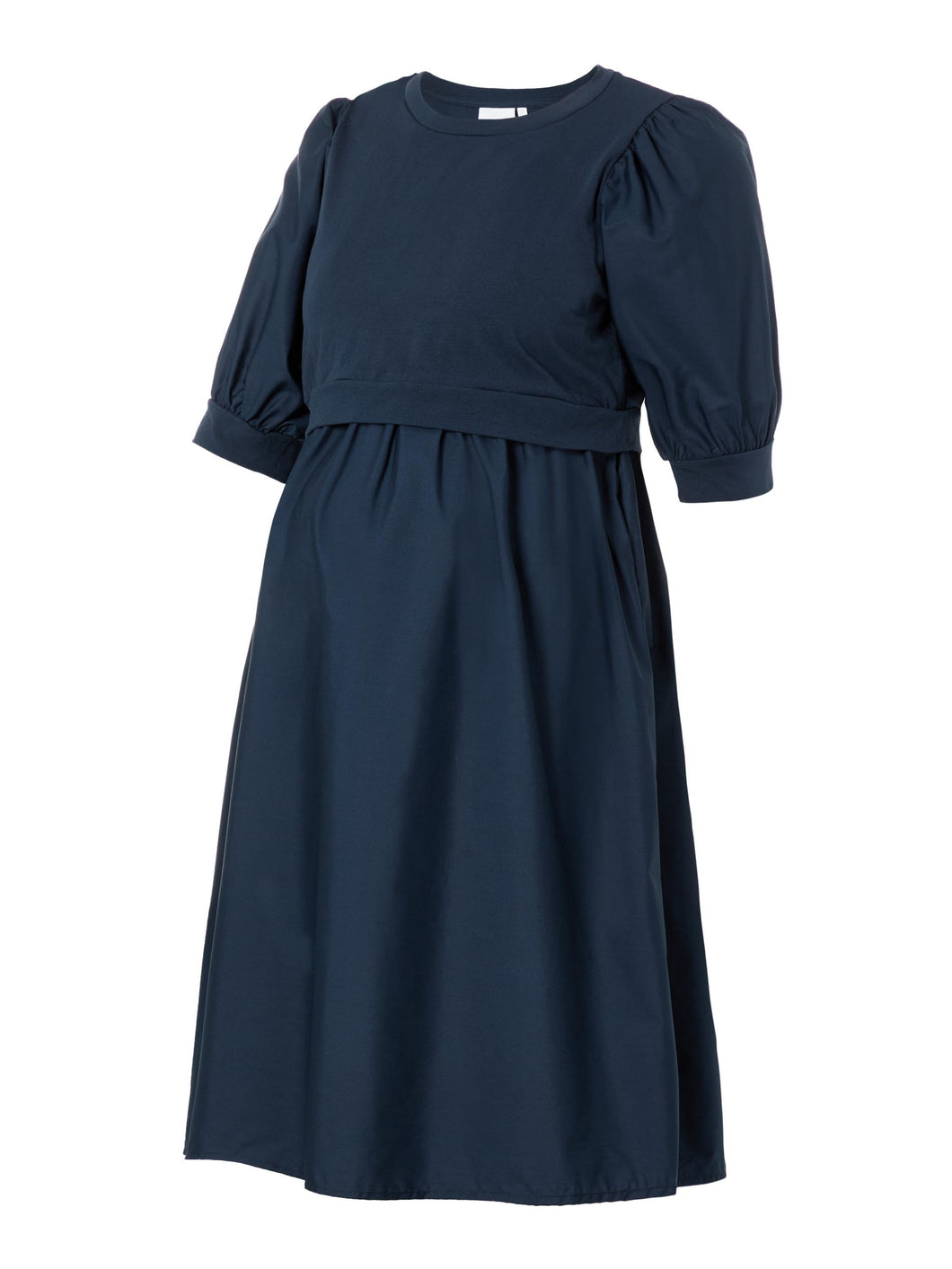 Mutterkleid Stillkleid und Umstandskleid von Mamalicious kurzarm Midilänge in navy mieten oder online kaufen